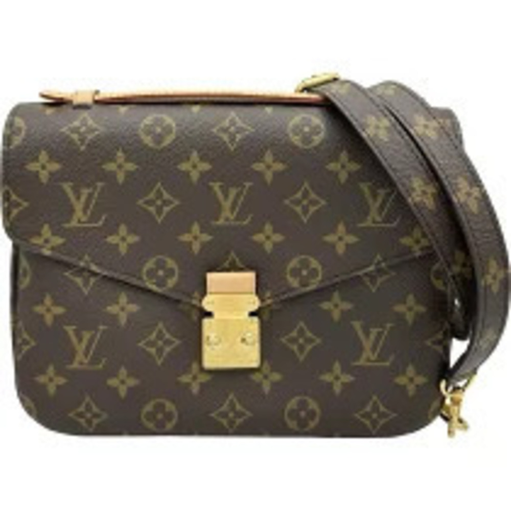 Louis Vuitton Pochette Metis Brown Monogram Canvas Shoulder Bag